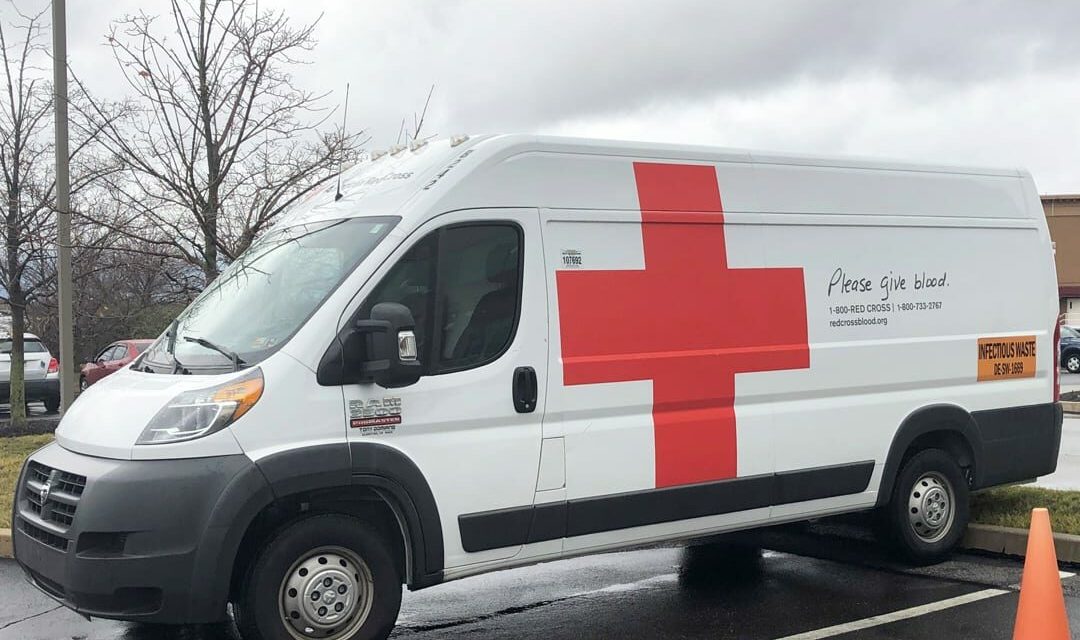 Blood drive van