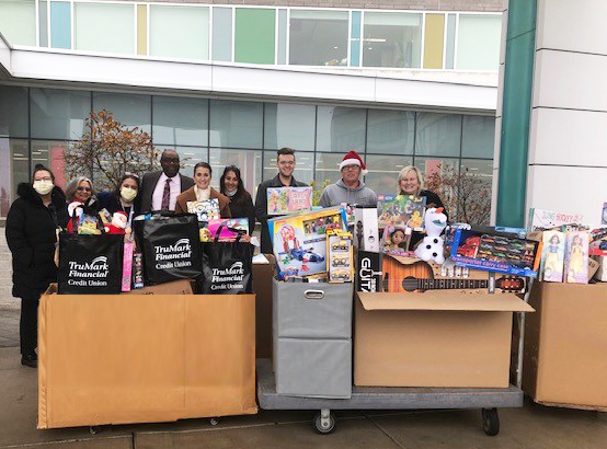 St. Christopher's Hospital toy drive volunteers